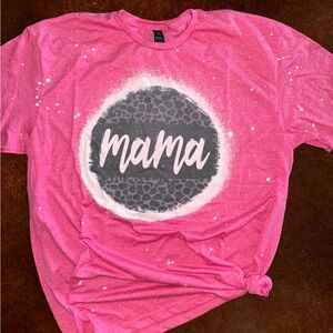 Bleached mama shirt